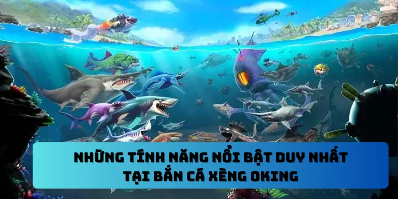Các tính năng nổi bật duy nhất tại bắn cá xèng OKING